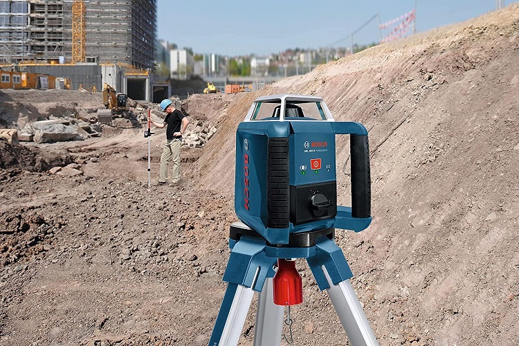 Arbeitsbereich und Reichweite vom Rotationslaser Arbeitsbereich und Reichweite vom Rotationslaser